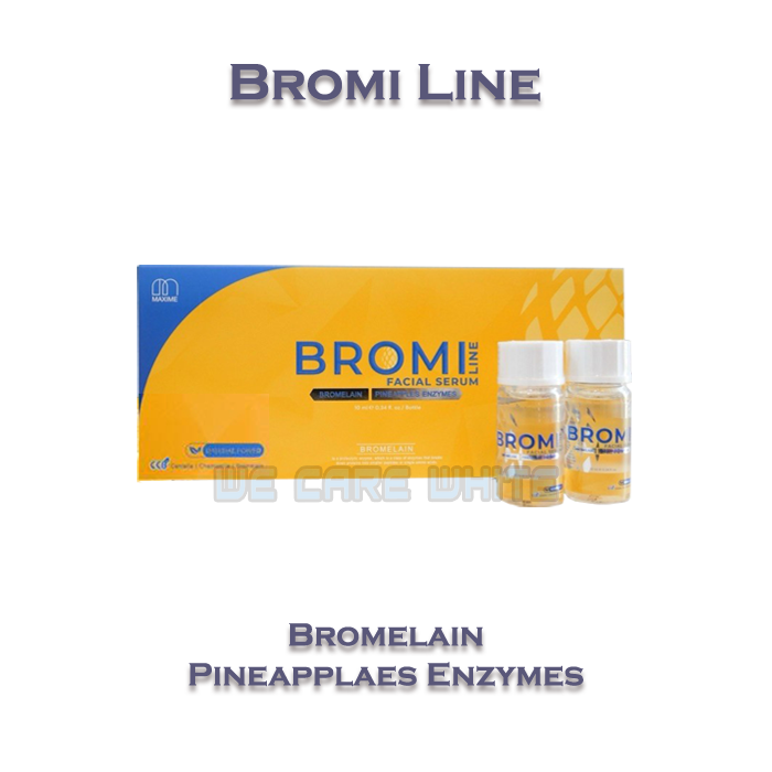 Bromi Line - Bromelain Pineapples Ezymes (10ml x 5 ขวด / กล่อง)