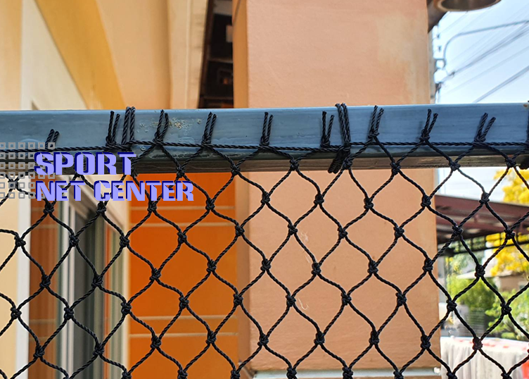 (Black) Sport Net HDPE UV 2x2cm 1.5mm.