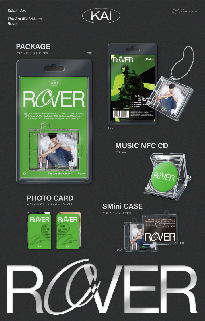 [PRE-ORDER] KAI - 3rd Mini Album "Rover" (SMini Ver.)