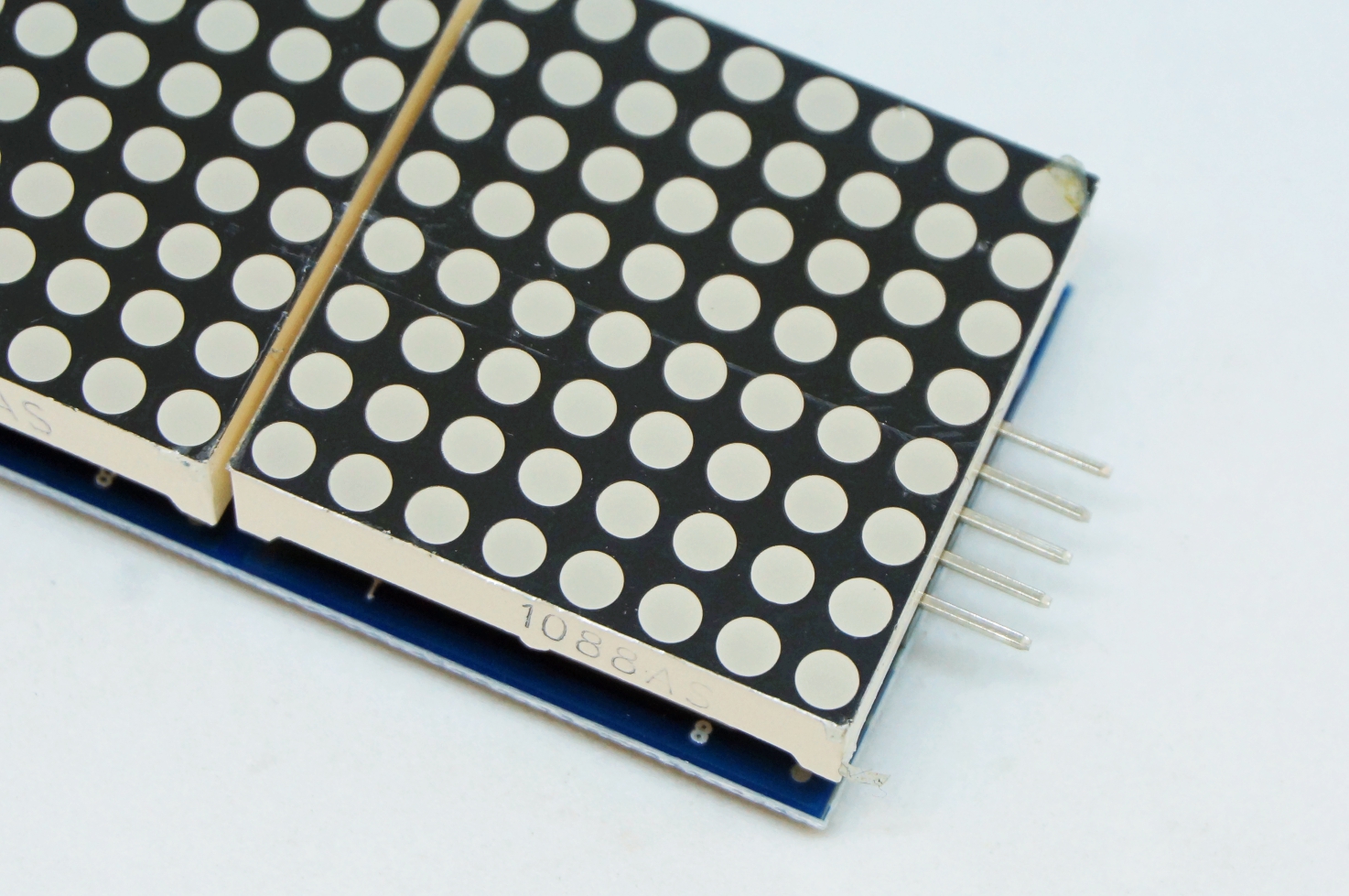 MAX7219 Dot Matrix Module สีแดง (4 modules)