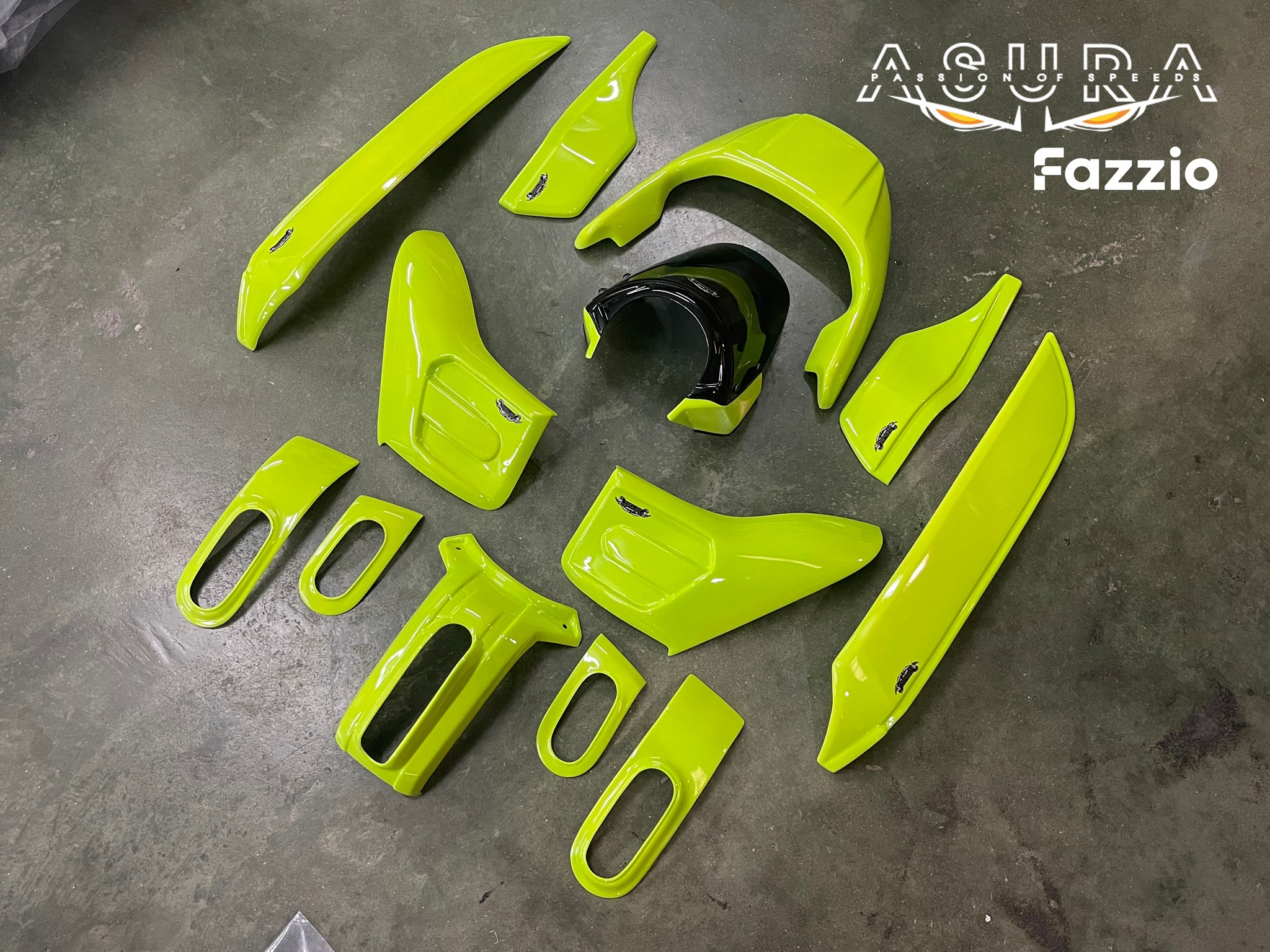 ของแต่ง YAMAHA FAZZIO (ชุดสีครอบ+รวมแร็คข้าง ราคาเริ่มต้น 11,940บาท)