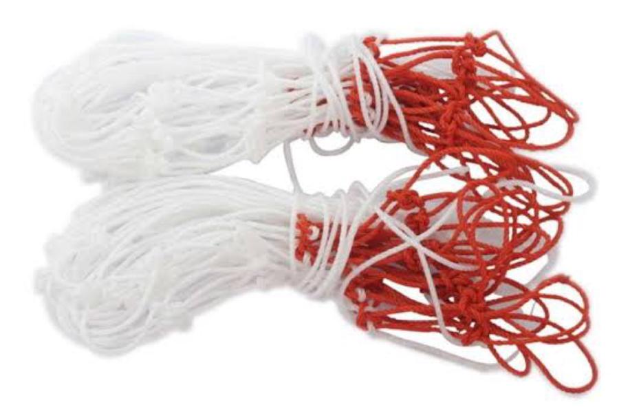 [ของแท้100%] ตาข่ายห่วงบาสเกตบอล Misuma ตาข่ายห่วงบาสไนล่อน ขนาดมาตรฐาน (ชุดละคู่)