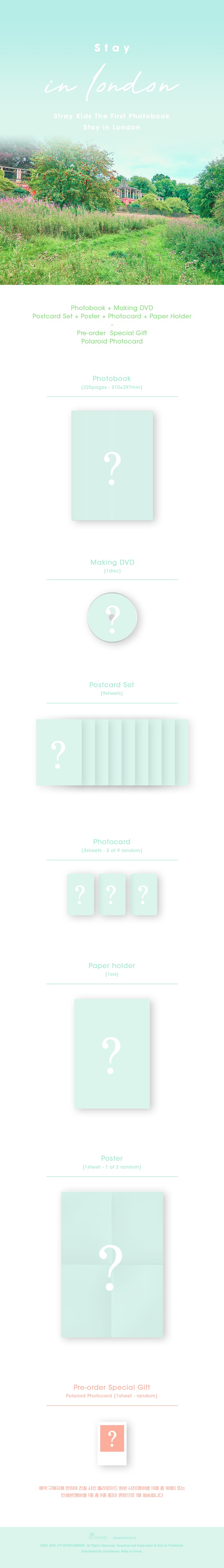 [PRE-ORDER] STRAY KIDS - 1st Photobook "STAY IN LONDON"