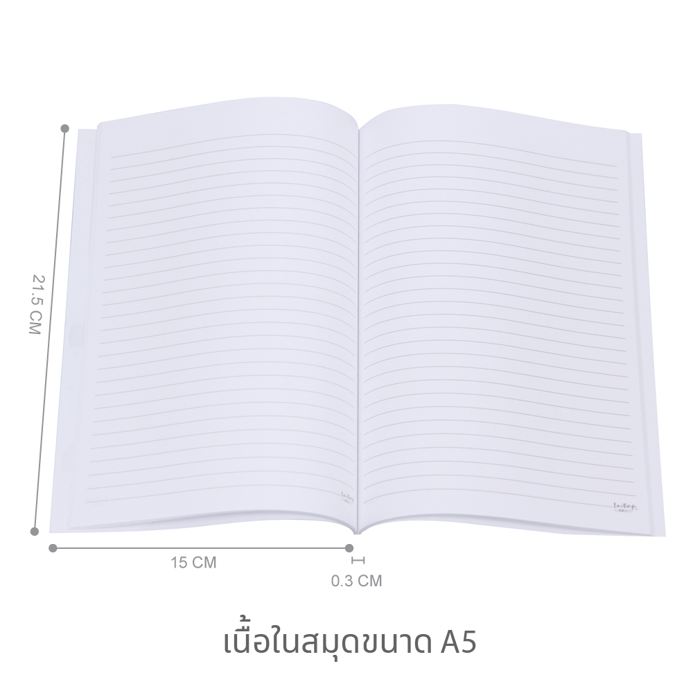 สมุดเขียน A5 ปกพลาสติก ลายนางฟ้า