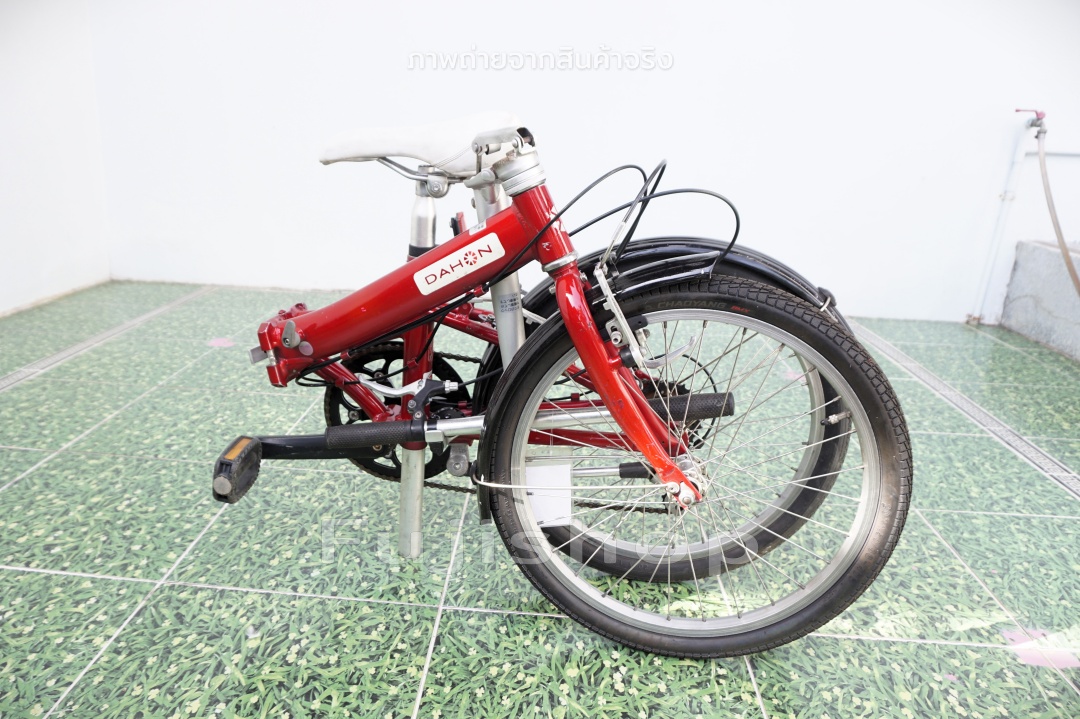 จักรยานพับได้ญี่ปุ่น - ล้อ 20 นิ้ว - เกียร์ 6 สปีด - อลูมิเนียม - Dahon Metro - สีแดง [จักรยานมือสอง]