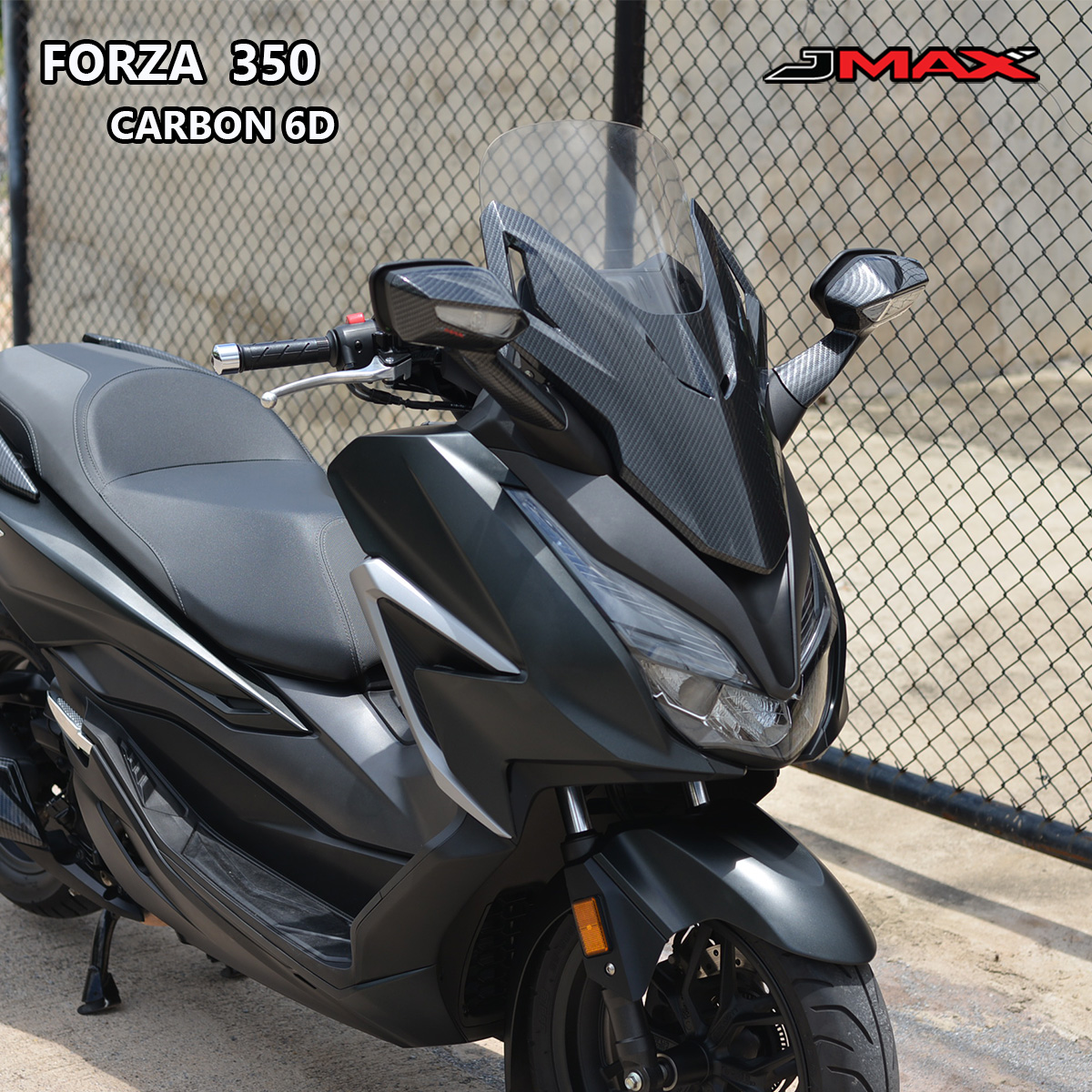 ฝาครอบชิวหน้า ลายฟิมล์ 6D J-MAX FORZA 350 ราคา2250