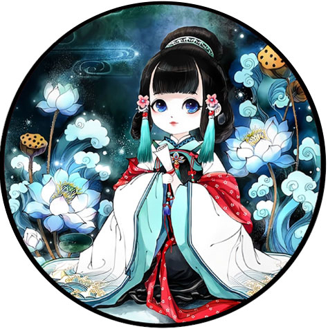 girl-1116 *สินค้าหมด* ชุดปักครอสติช ลายสาวน้อยกิโมโน (ปักเต็มผืนผ้า ไม่มีเดินเส้น ผ้า11CT พิมพ์ลาย ปัก 3 เส้นเล็ก) ขนาด 50*50 ซม.ผ้าครอสติช 11CTพิมพ์ลายปักบนผ้า ไหมคอตตอน 29 สี ผังลาย เข็ม
