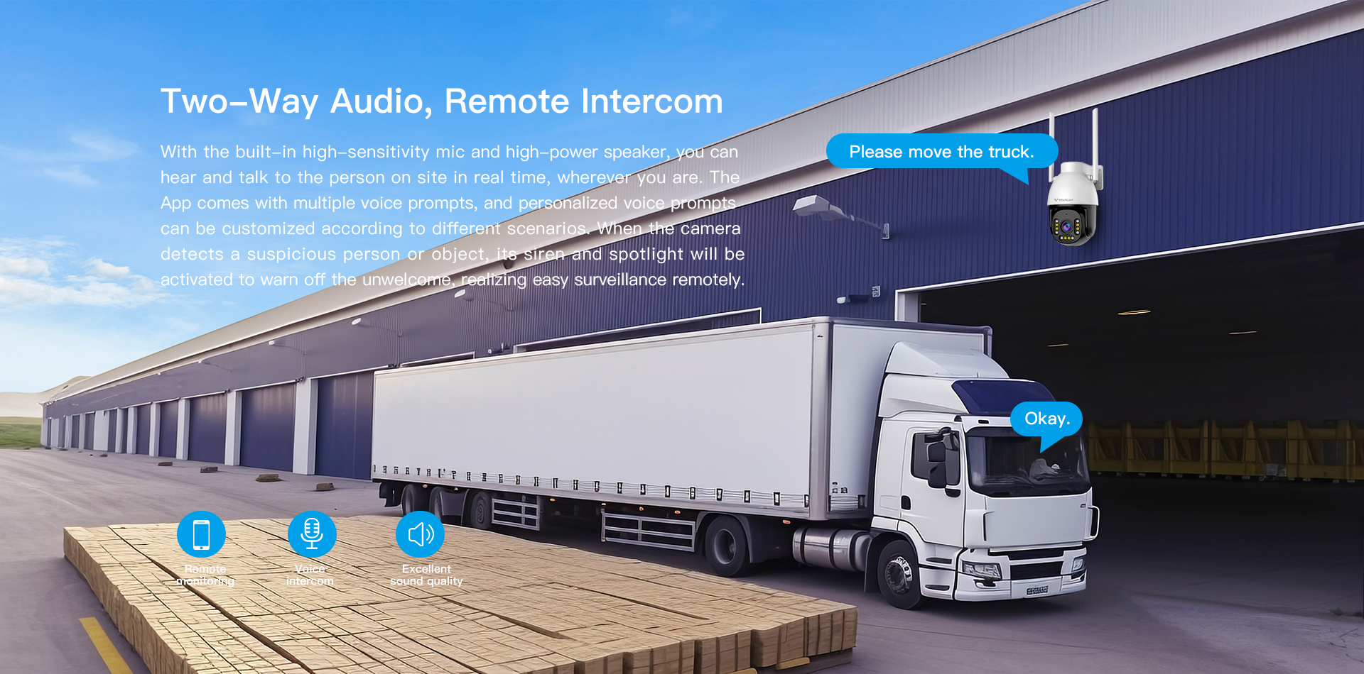 Vstarcam CS611Q-UV กล้องวงจรปิดระบบ IP WIFI 4 MP Black Light Full Color มีไมค์และลำโพงในตัว ติดตั้งภายนอกได้ BY BILLIONAIRE SECURETECH CS611Q-UV