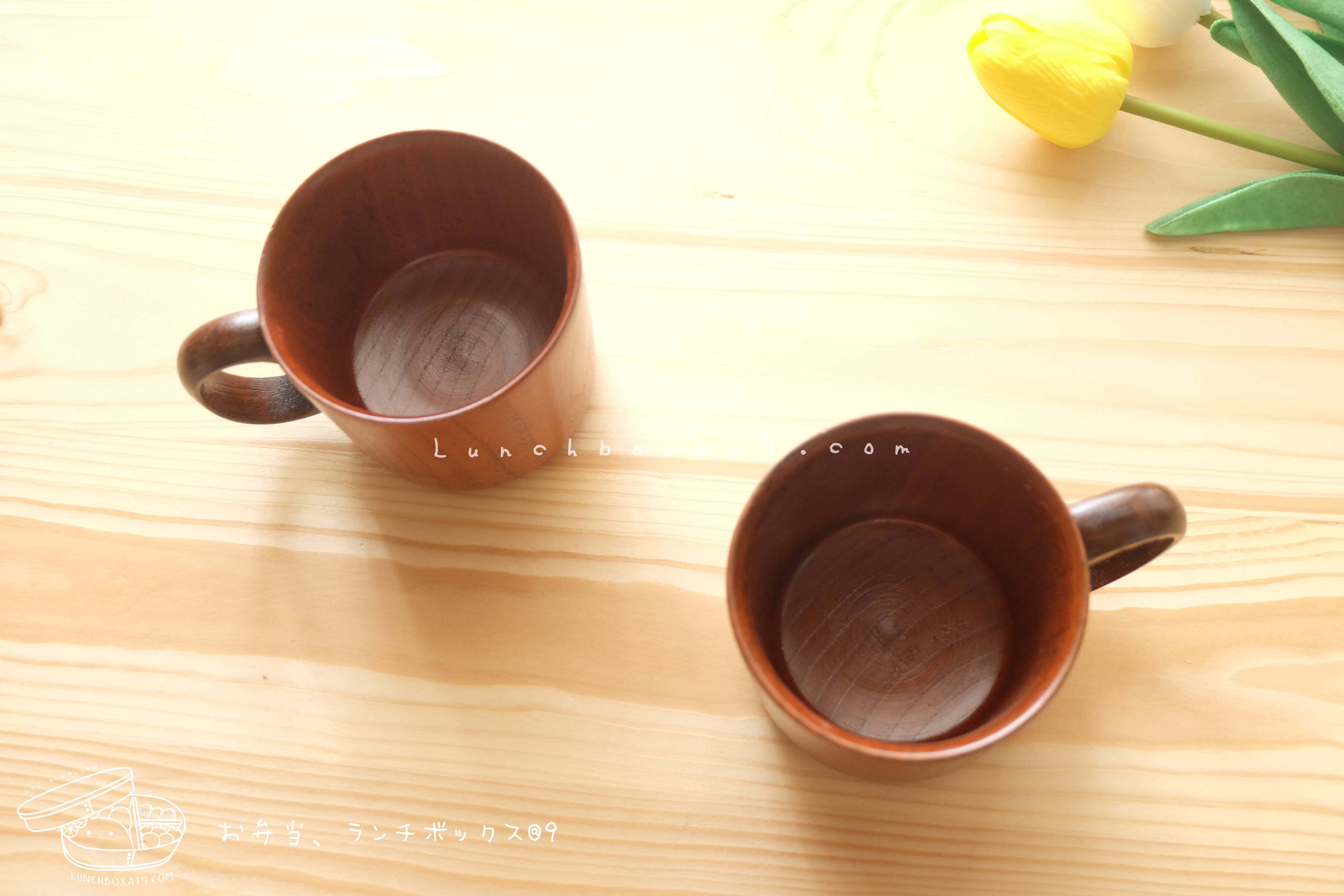 Japanese Wood Cup - แก้วไม้ ถ้วยไม้ญี่ปุ่น