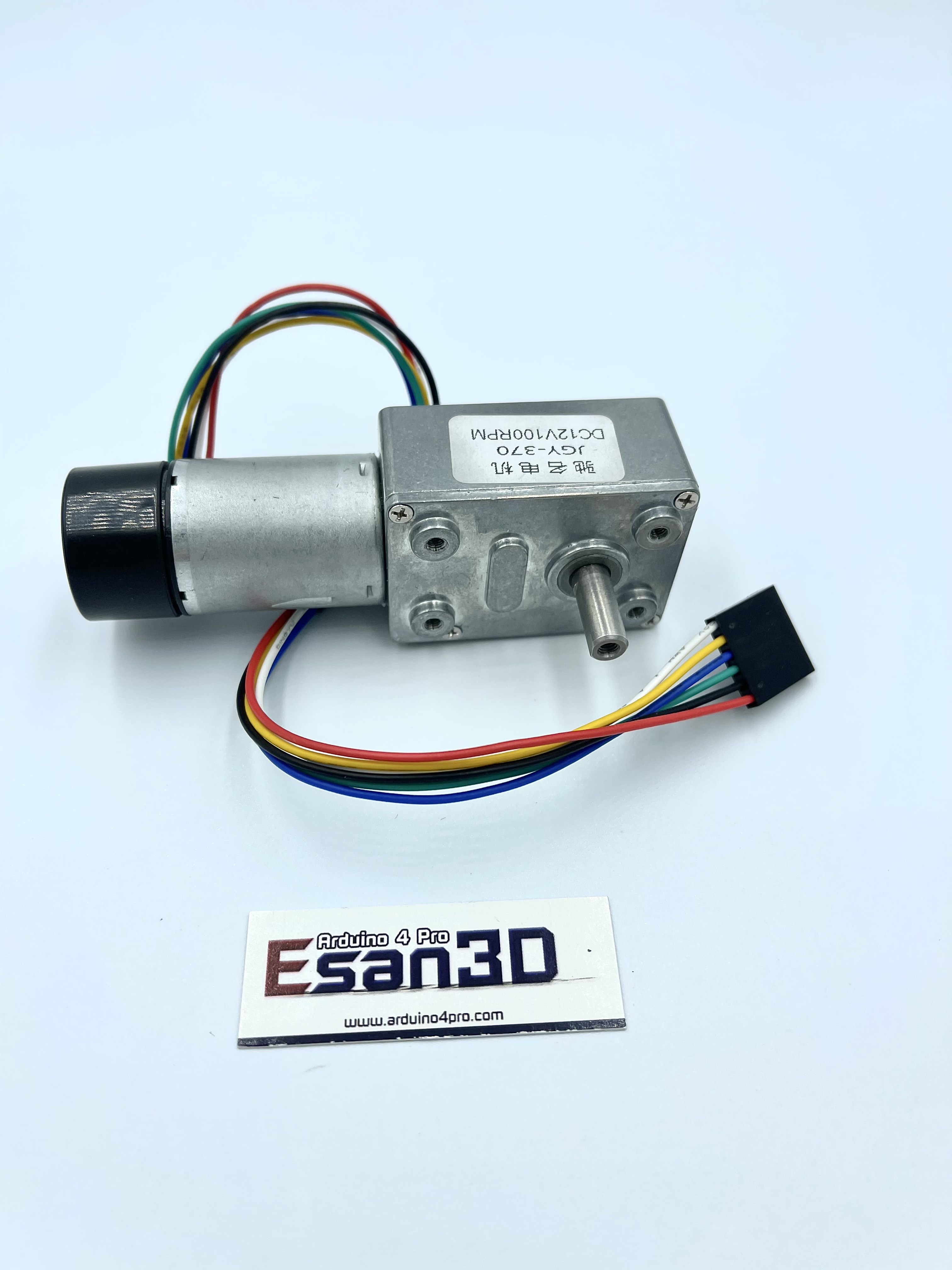 100RPM 12V DC motor with hall encoder