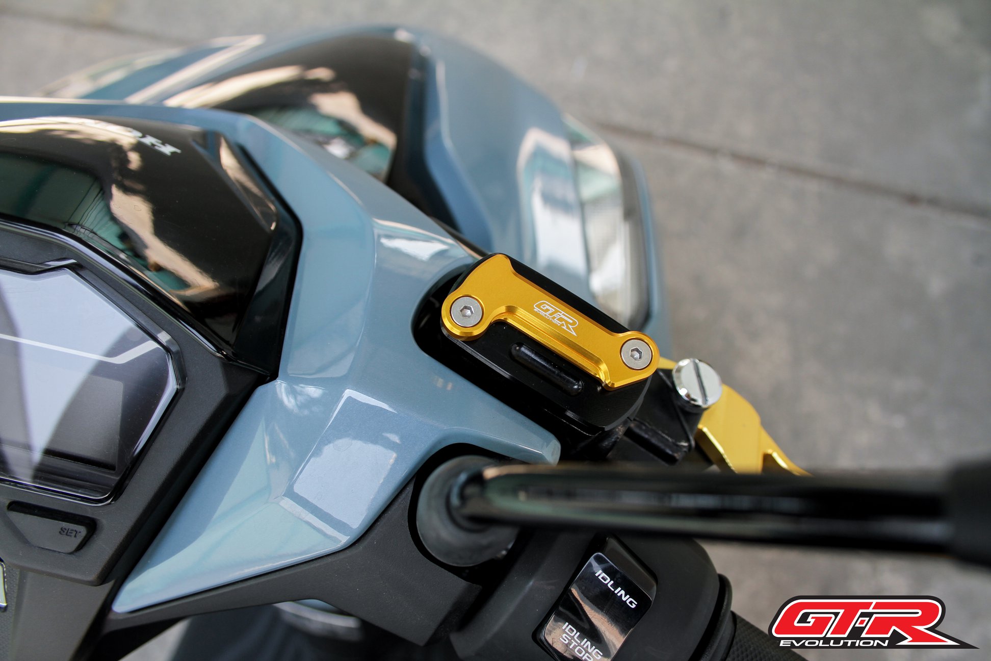 ฝาปิดกระปุกดิสเบรค GTR CLICK-125ICLICK-150I ปี2018 ราคา400 สีทอง แดง น้ำเงิน ดำ