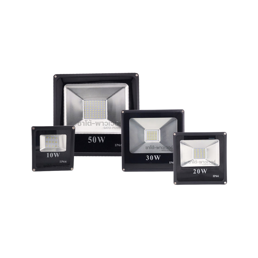 ์NS/ Lumira โคมฟลัชไลท์ DC 12V 10-50W FloodLight Light สปอร์ตไลท์ LED แสงสีขาว ไฟสว่าง เฉพาะโคม กันน้ำ กันฝุ่น โปรโมชั่นซื้อ 2 แถมฟรี 1 LSL1210-1250W