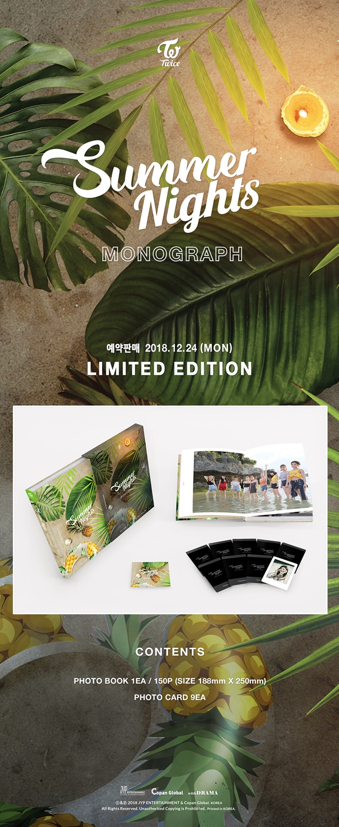 [PRE-ORDER] TWICE - MONOGRAPH "SUMMER NIGHTS" (Limited Edition)