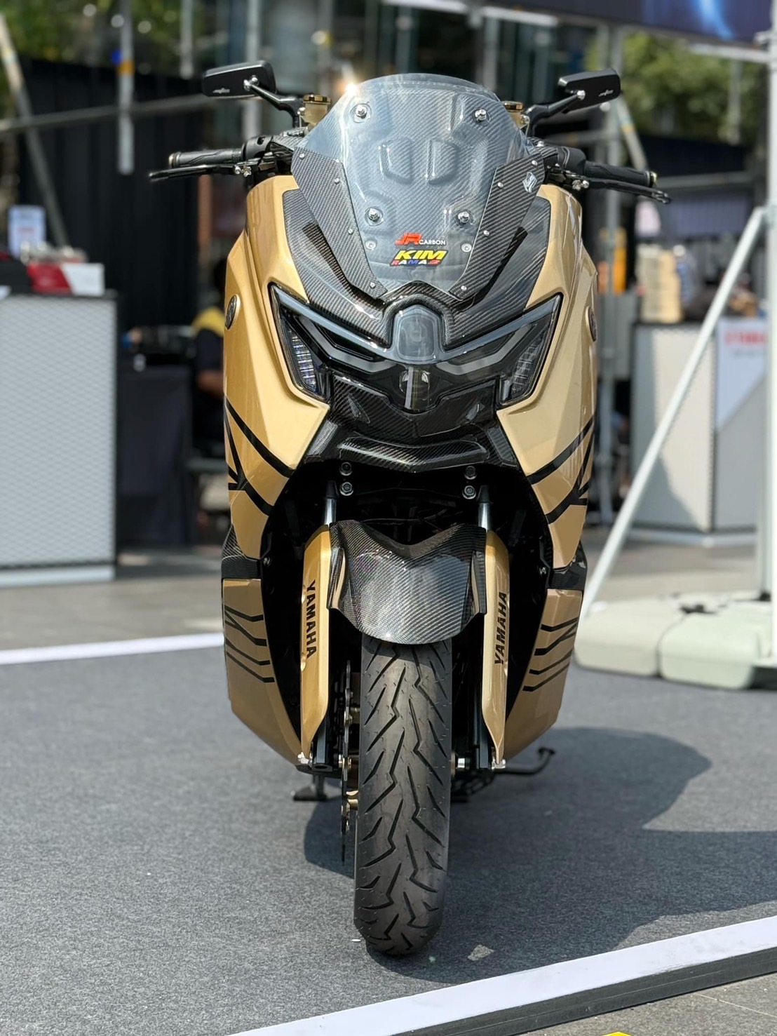 ชิวหน้า Miami Nmax155 Turboปี25 งานเพียวคาร์บอน