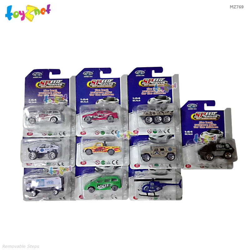 Toyznet ส่งฟรี รถเหล็ก 10 แบบ รุ่น MZ769