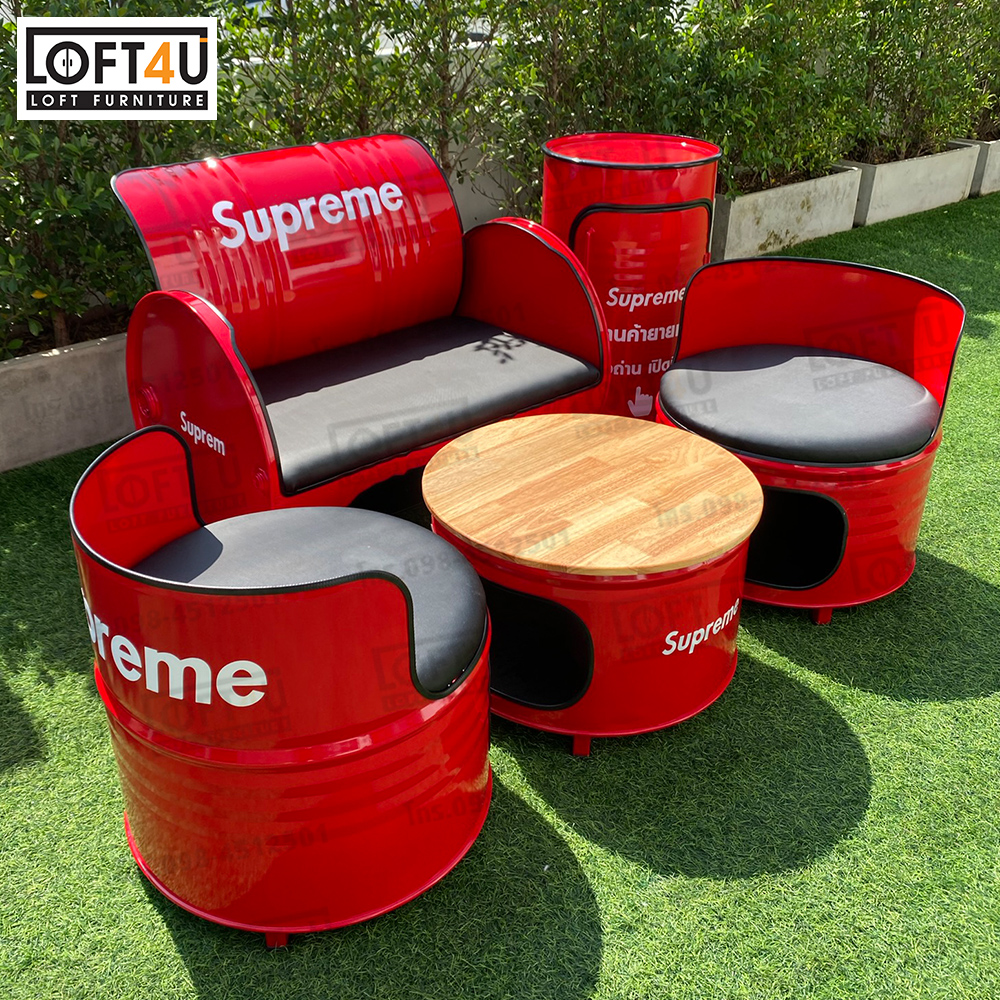 โซฟารับแขก Living Room Sofa : leather cushion / 3-4 seats
