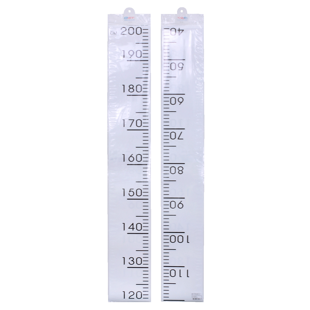ที่วัดส่วนสูง 0-200 ซม. พื้นขาวพิมพ์สเกล ER-700 Font ตัวตรง
