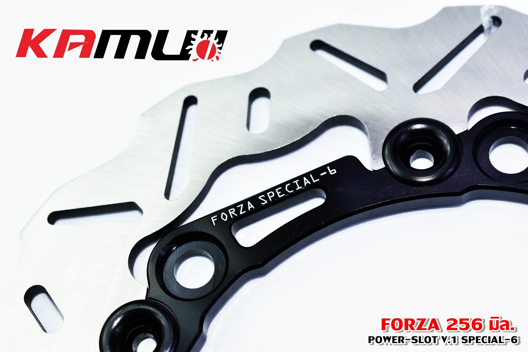 จานดิสก์หน้า ADV 350 / Forza 300-350 ขนาดเดิม 256 มิล. POWER-Slot V.1 Special-6