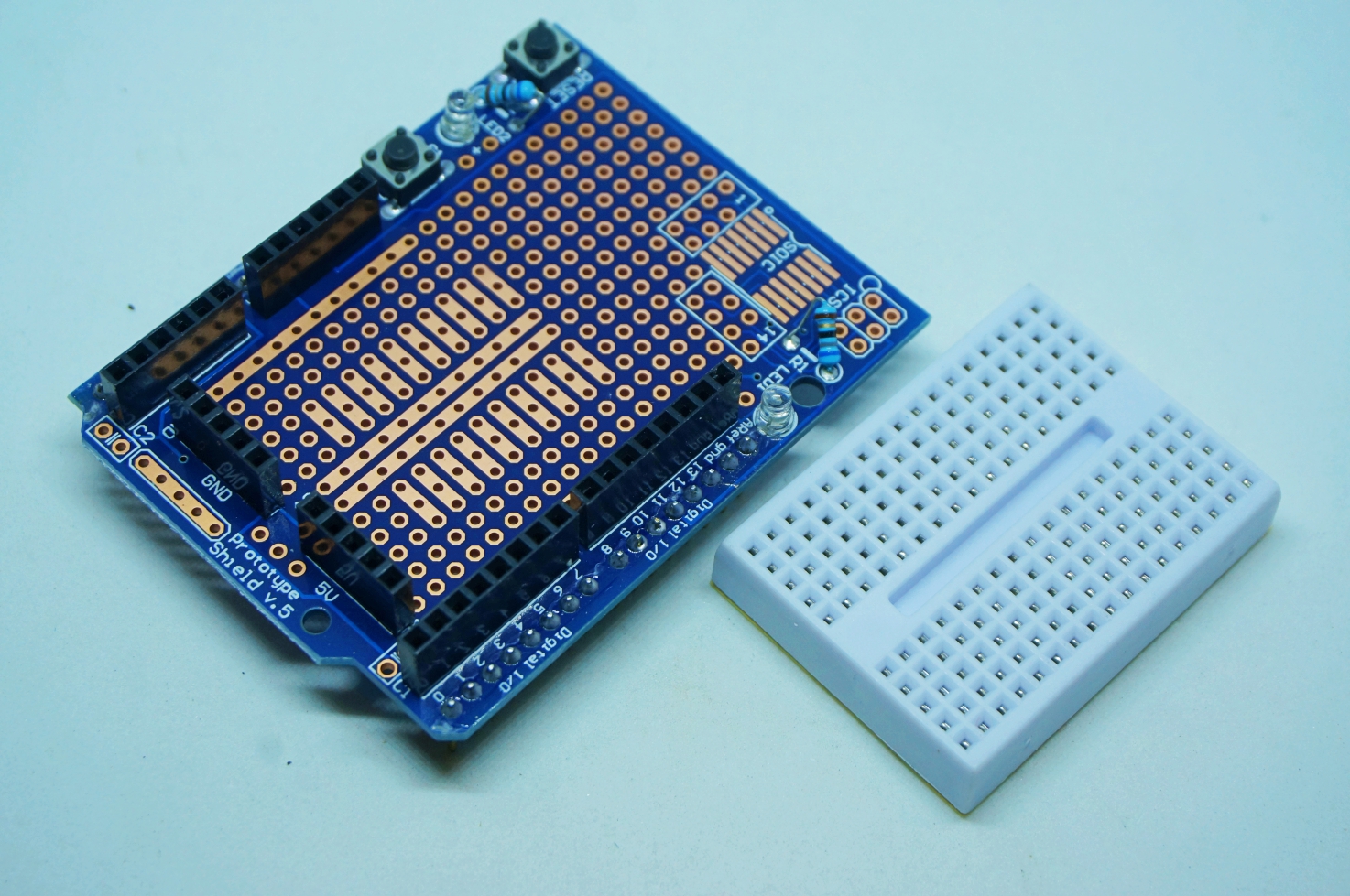 Proto + Breadboard shield