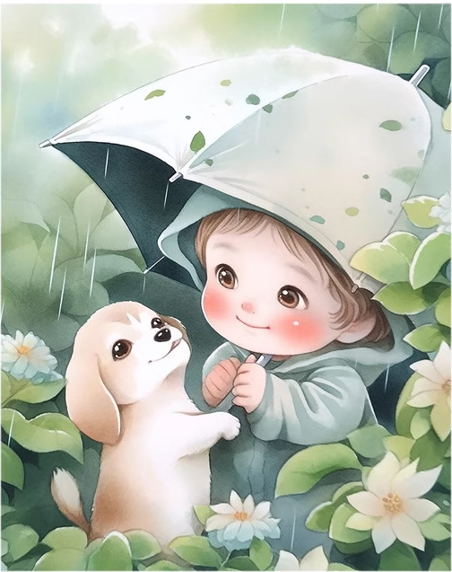 boy-1001 *พร้อมส่ง* ชุดปักครอสติช ลายเด็กน้อยกับน้องหมา (ปักเต็มผืนผ้า ไม่มีเดินเส้น ผ้า11CTพิมพ์ลาย ปัก 3 เส้นเล็ก) ขนาด 43*51 ซม.ผ้าครอสติช 11CTพิมพ์ลายปักบนผ้า ไหมคอตตอน 38 สี ผังลาย เข็ม
