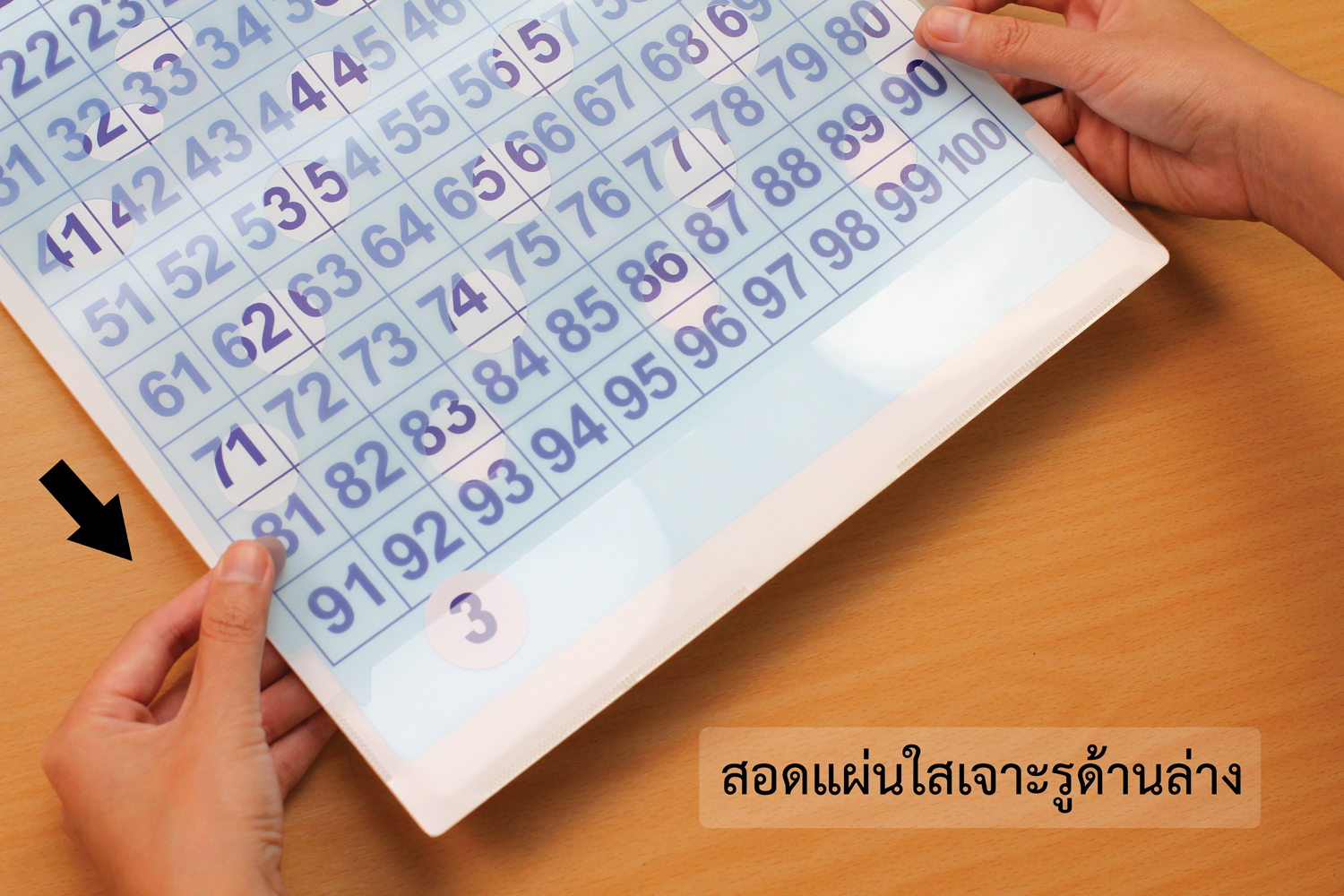 ชุดเรียนรู้ ตัวคูณร่วมน้อย ET-115 แผ่นตารางร้อย