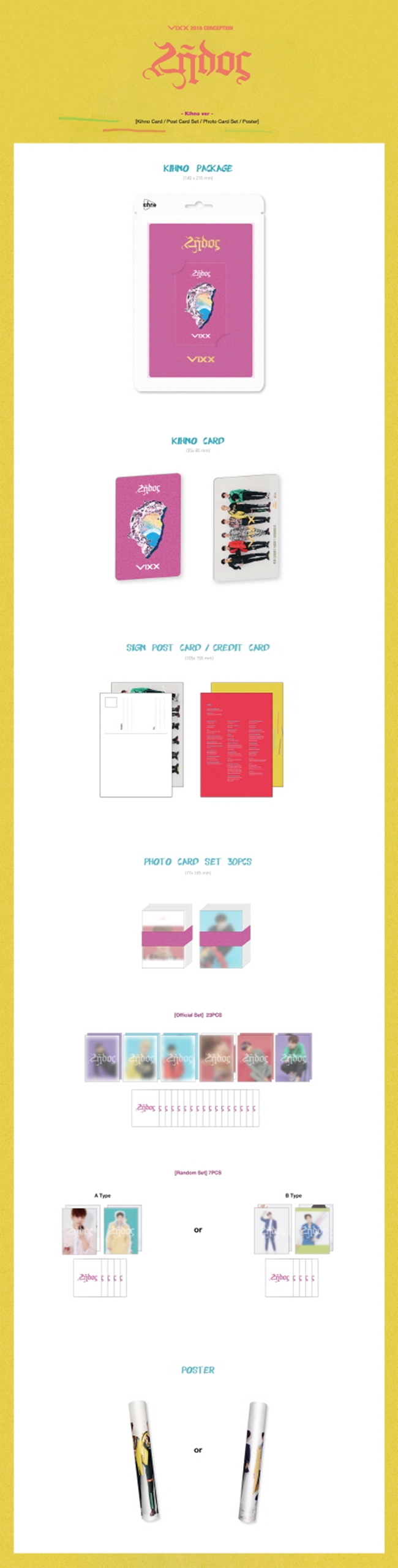 [PRE-ORDER] VIXX - 5th Single Album &quot;ZELOS&quot; (KINO ALBUM)