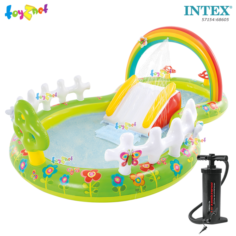 Intex My Garden Play Center 2.90x1.80x1.04 m no.57154 + DQIII-S Air Pump