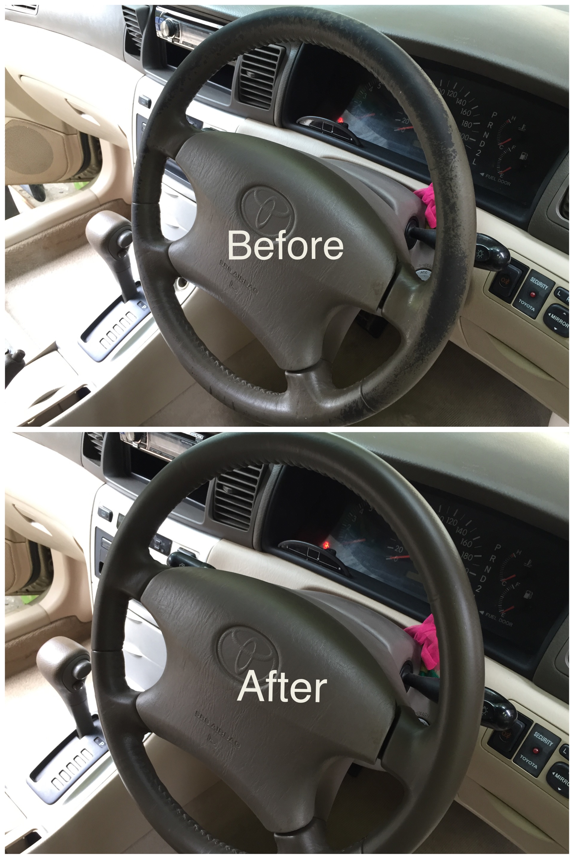 สีสเปรย์พ่นเบาะหนัง คอนโซล พวงมาลัย