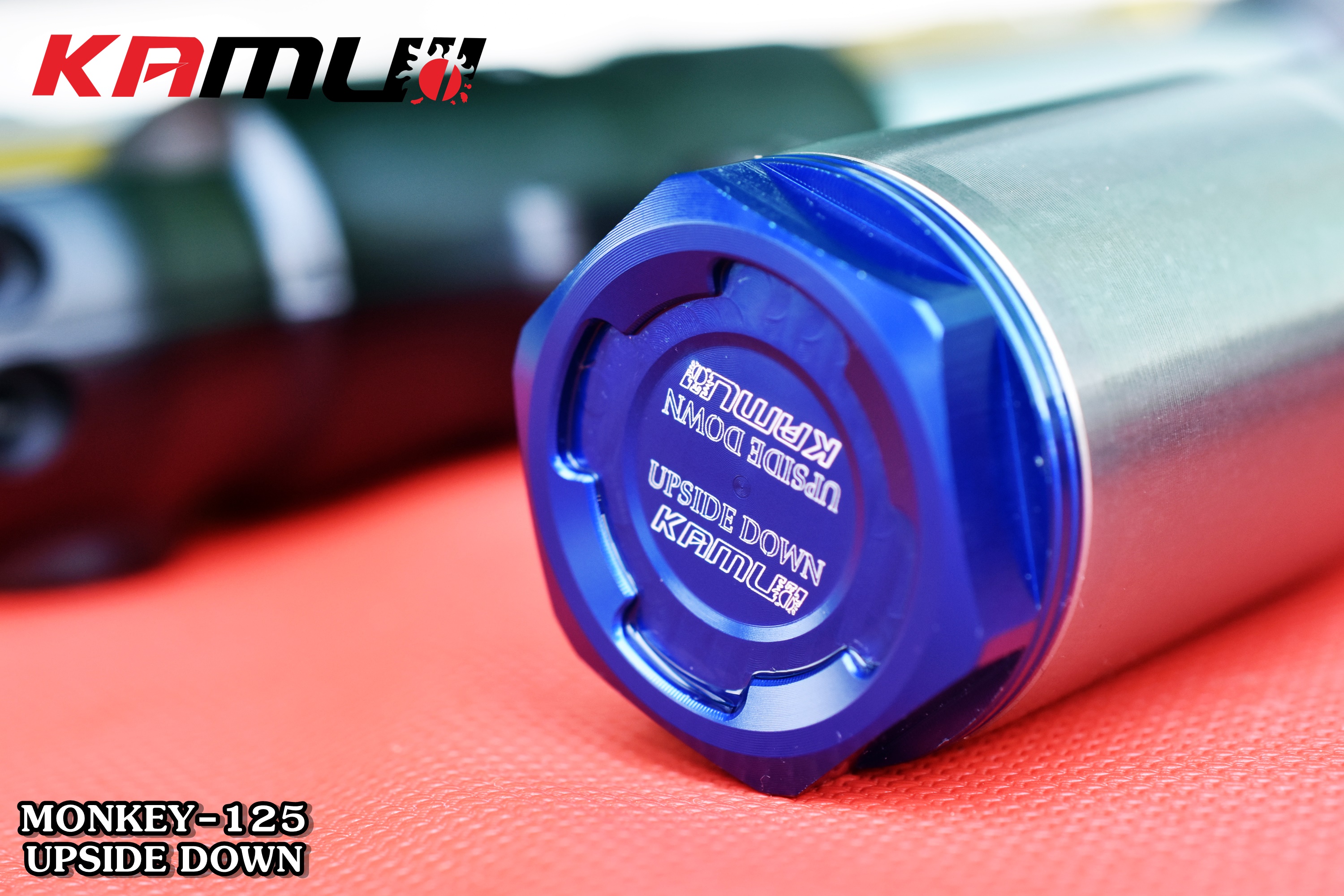 UPSIDE DOWN MONKEY-125 -หัวโช้ค CNC 3D สำหรับปั๊ม BREMBO 4 POT 100 มิล.