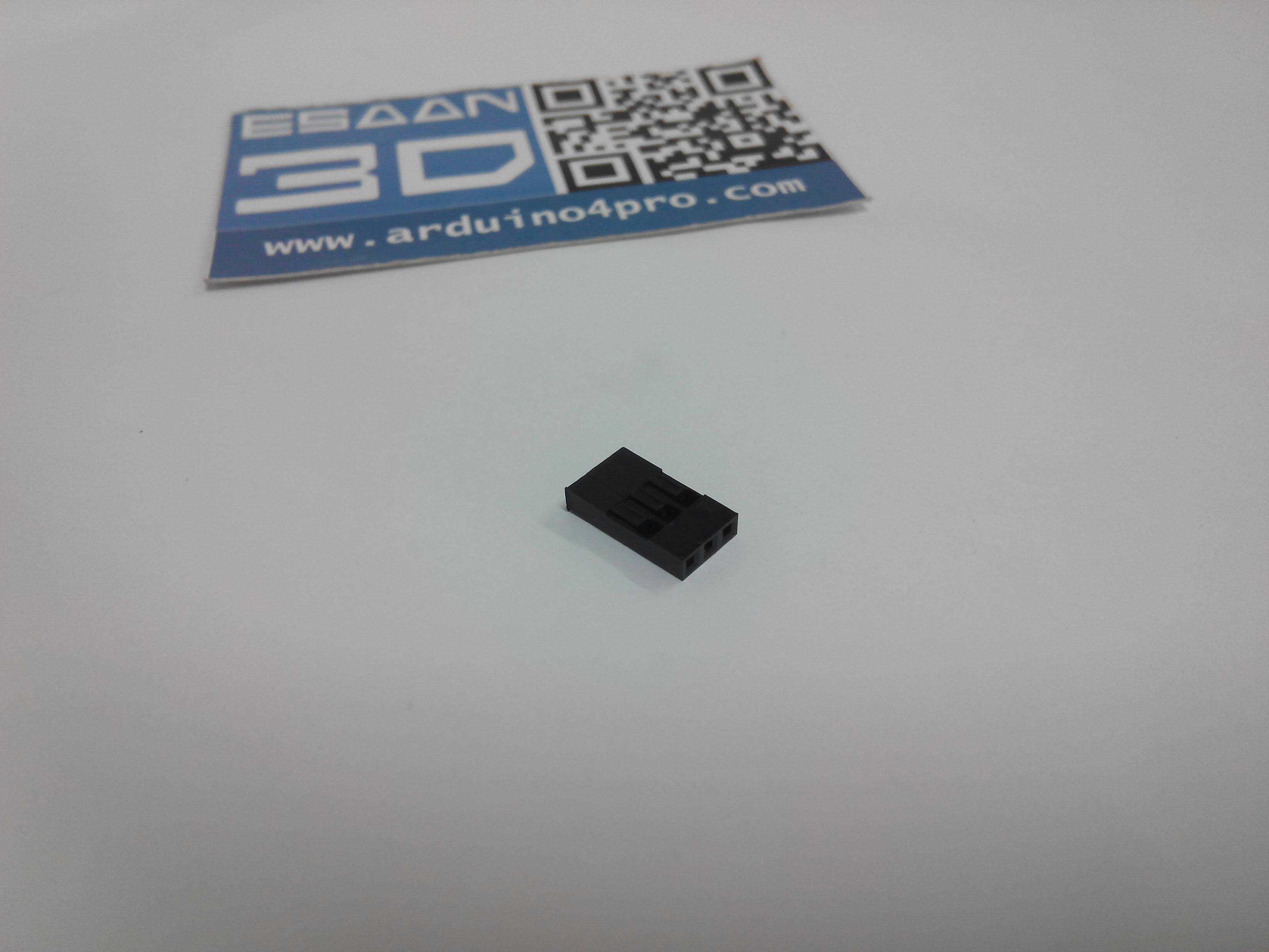 หัวต่อ 3P ใช้ร่วมกับเหล็กเข้าหัวสายไฟ (ระยะห่างขา 2.54mm)