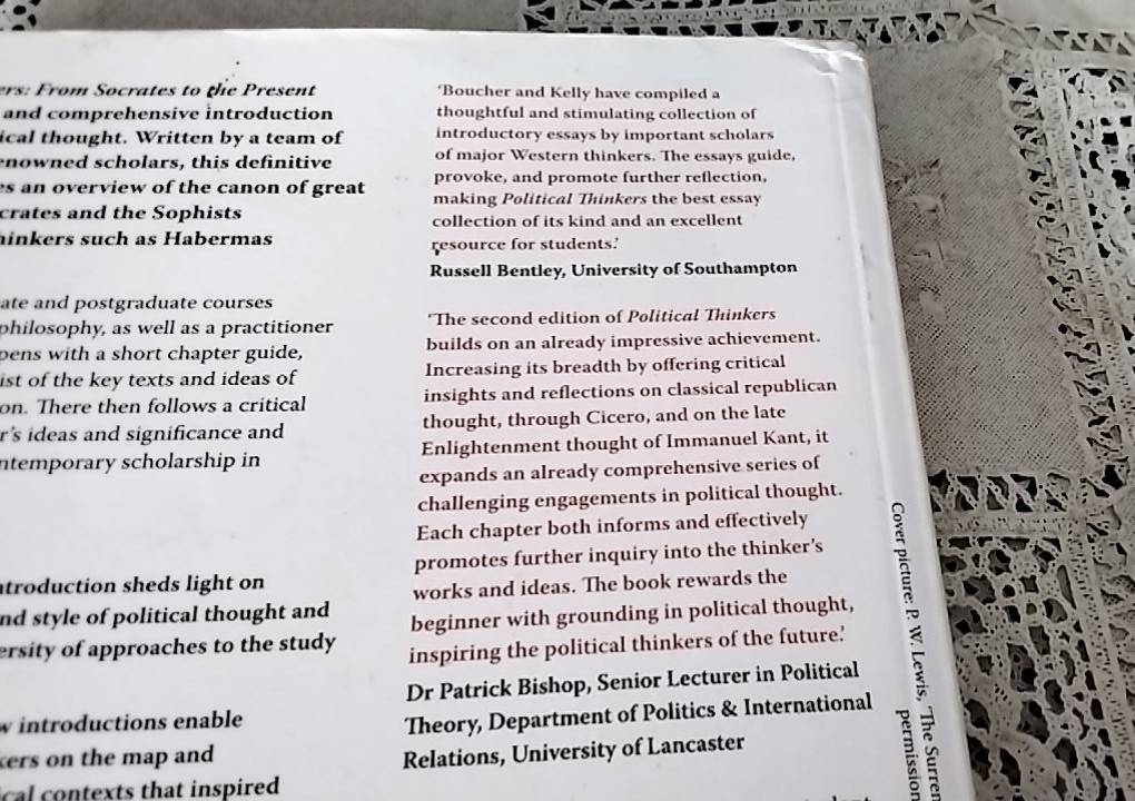 Political Thinkers from Socrates to The Present