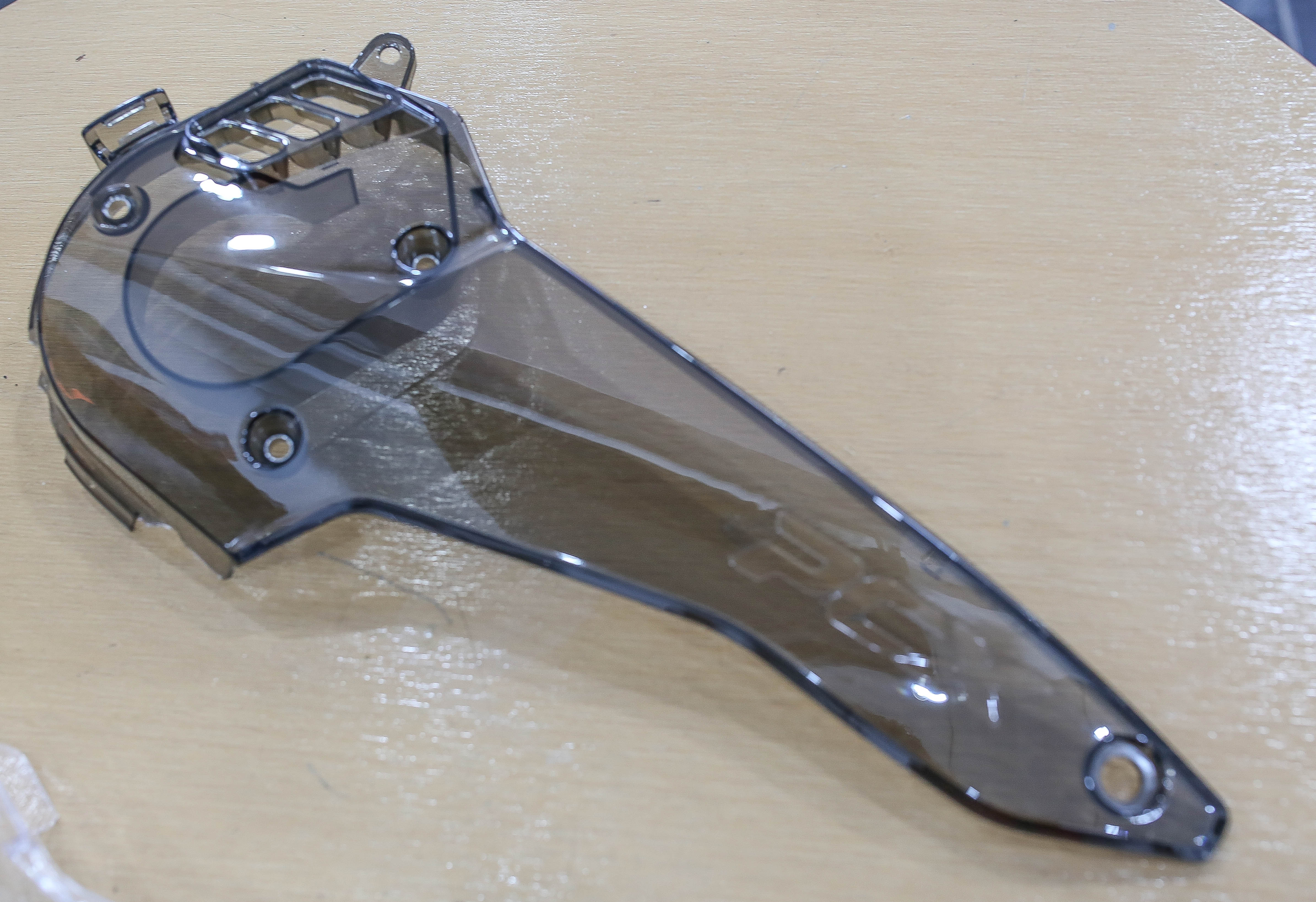 ฝาครอบสายพาน Honda PCX160 มีสีใส / สโม๊ค