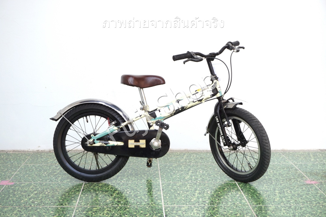 จักรยานเด็กญี่ปุ่น - ล้อ 16 นิ้ว - ไม่มีเกียร์ - Hummer - สีเขียว [จักรยานมือสอง]