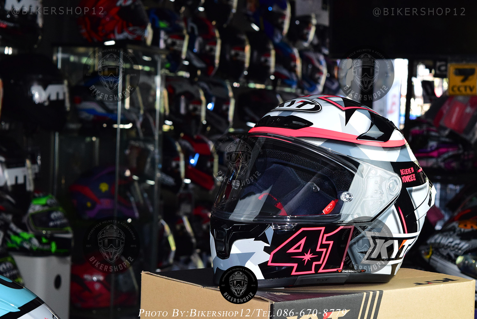 หมวกกันน็อคKYT STRIKER สี ESPARGARO 2018 REPLICA