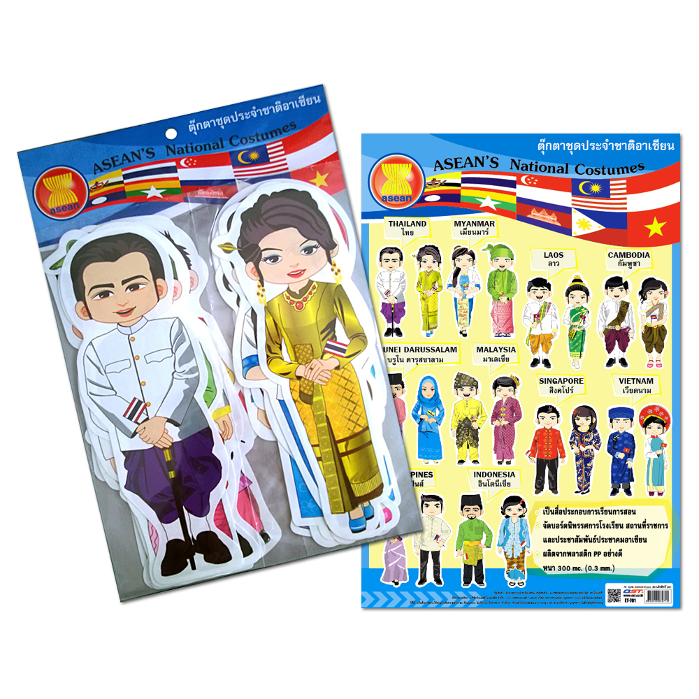 The National Costume Doll of ASEAN Countries ET-701