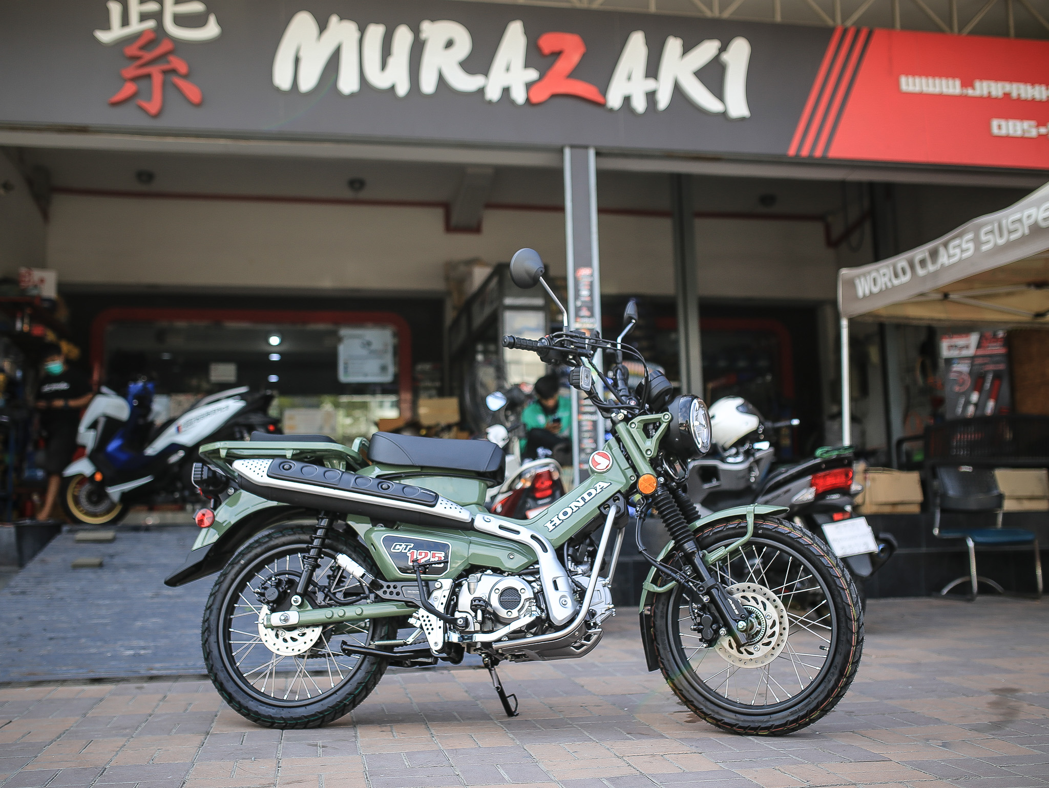 เบาะหลังสีเหลียมเล็ก หน่อยวัดด่าน CT125 ราคา1350