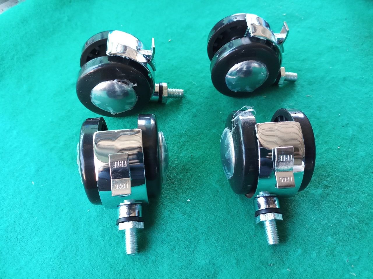 ลูกล้อเก้าอี้ ขนาด 2 นิ้ว มีเบรก