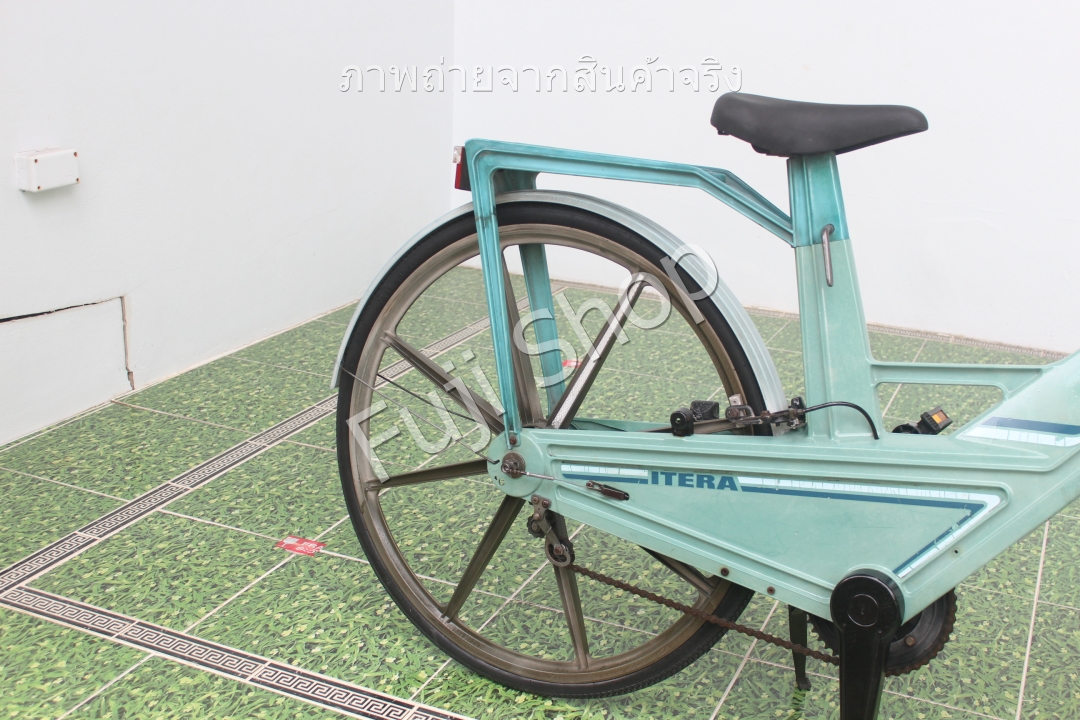 จักรยานญี่ปุ่น - ล้อ 27 นิ้ว - มีเกียร์ - พลาสติก - ITERA - สีเขียว [จักรยานมือสอง]