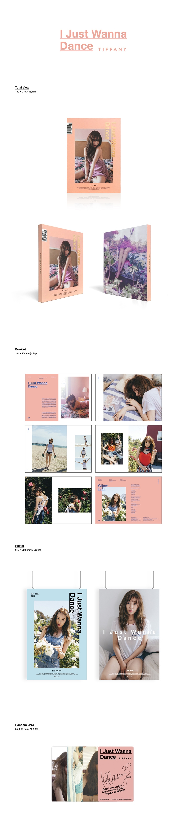 [PRE-ORDER] TIFFANY (SNSD) - 1st Mini Album "I JUST WANNA DANCE"