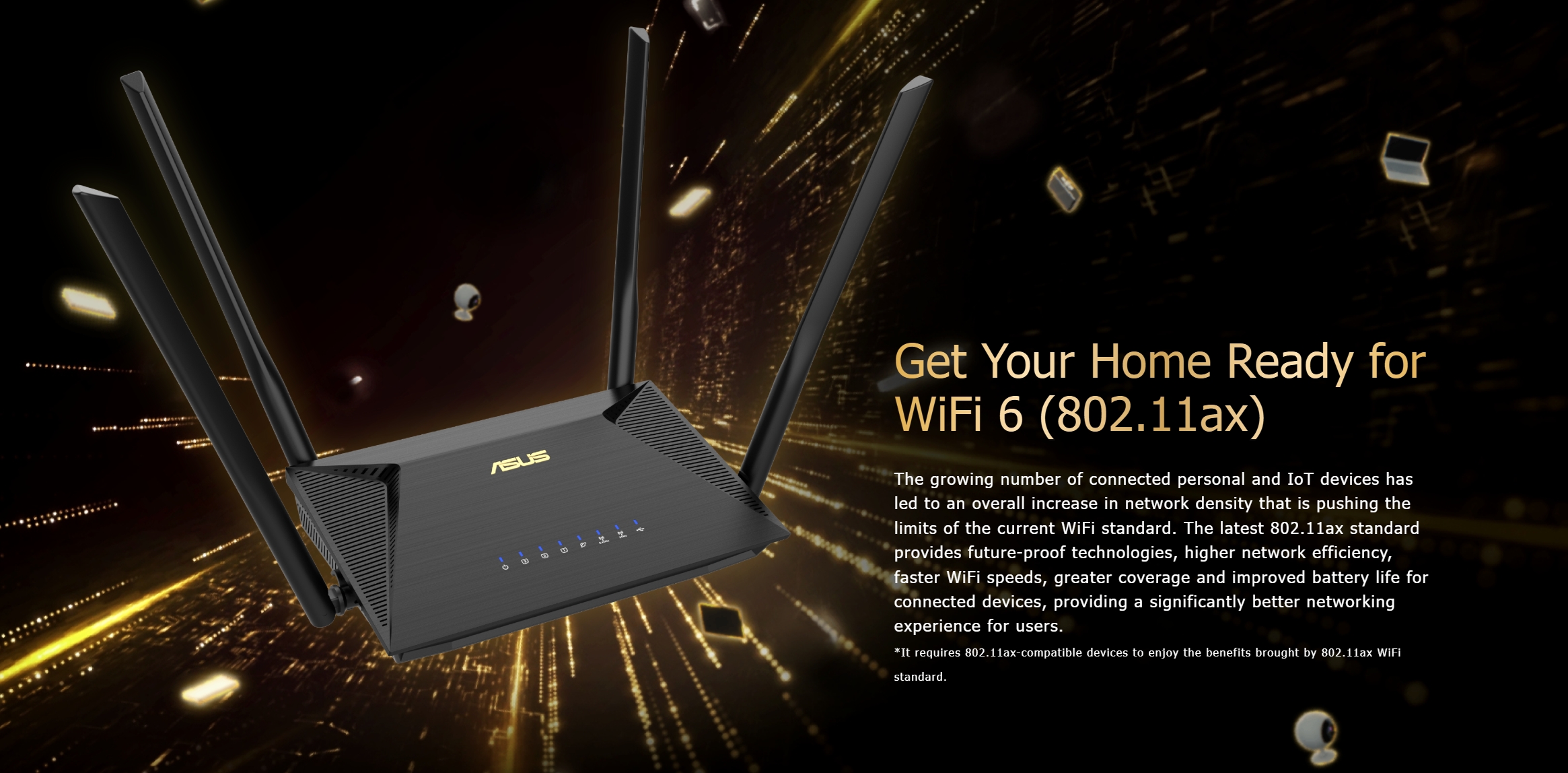 ASUS RT-AX53U : AX1800 Dual Band WiFi 6 Extendable Router BY BILLIONAIRE SECURETECH RT-AX53U