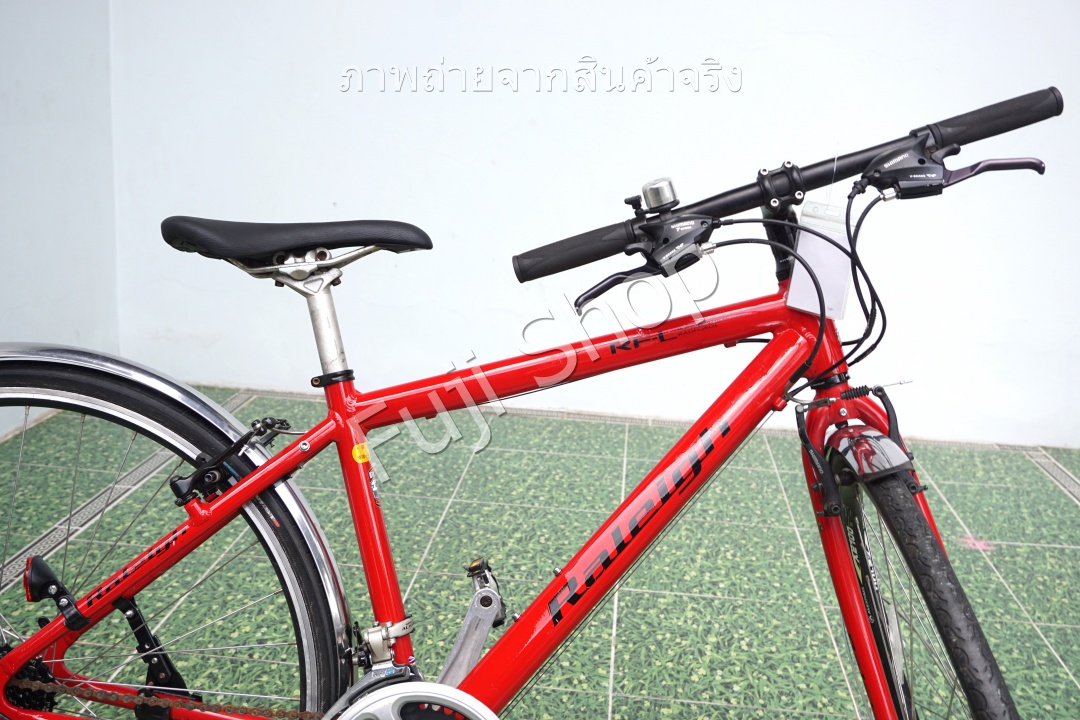 จักรยานไฮบริดญี่ปุ่น- ล้อ 700c - มีเกียร์ - อลูมิเนียม - Releigh RF-L - สีแดง [จักรยานมือสอง]