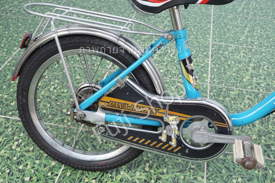 จักรยานเด็กญี่ปุ่น - ล้อ 16 นิ้ว - ไม่มีเกียร์ - สีฟ้า [จักรยานมือสอง]