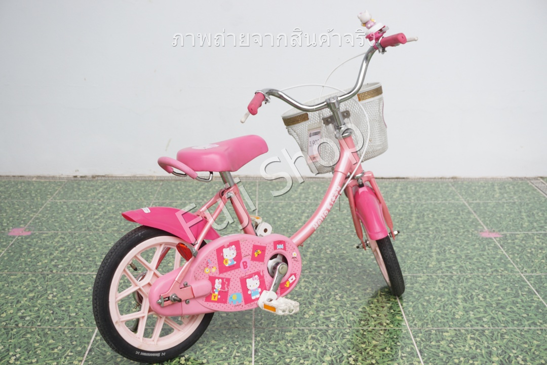 จักรยานเด็กญี่ปุ่น - ล้อ 14 นิ้ว - ไม่มีเกียร์ - สีชมพู [จักรยานมือสอง]