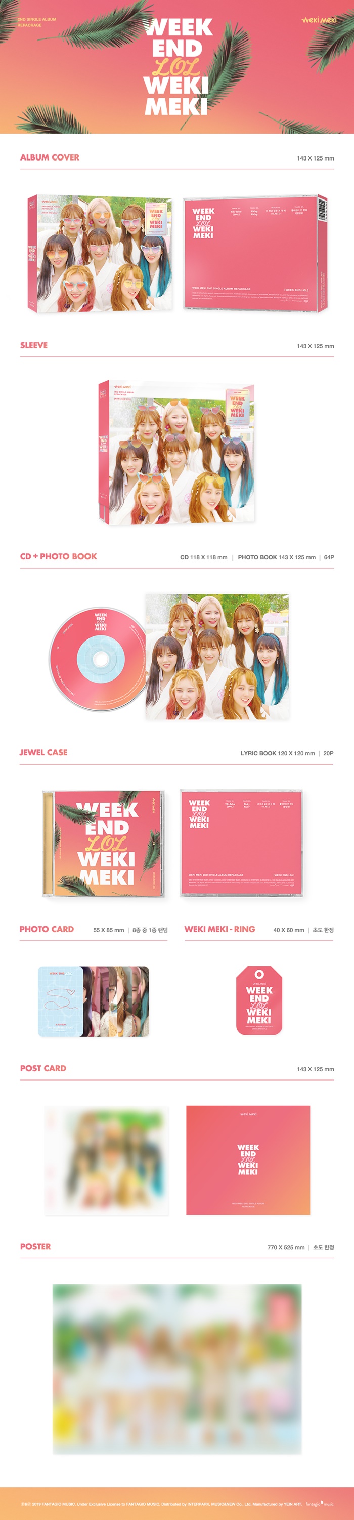[PRE-ORDER] WEKI MEKI - 2nd Single Album Repackage "WEEK END LOL"
