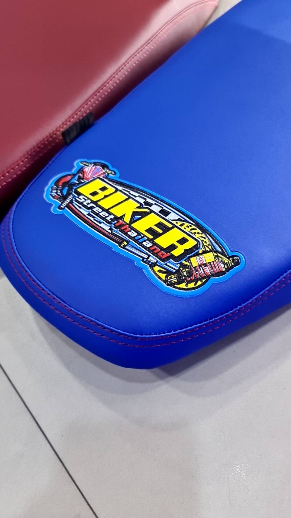 เบาะปาดบาง Wave 110 i 2013-2018 ลายbiker ราคา320