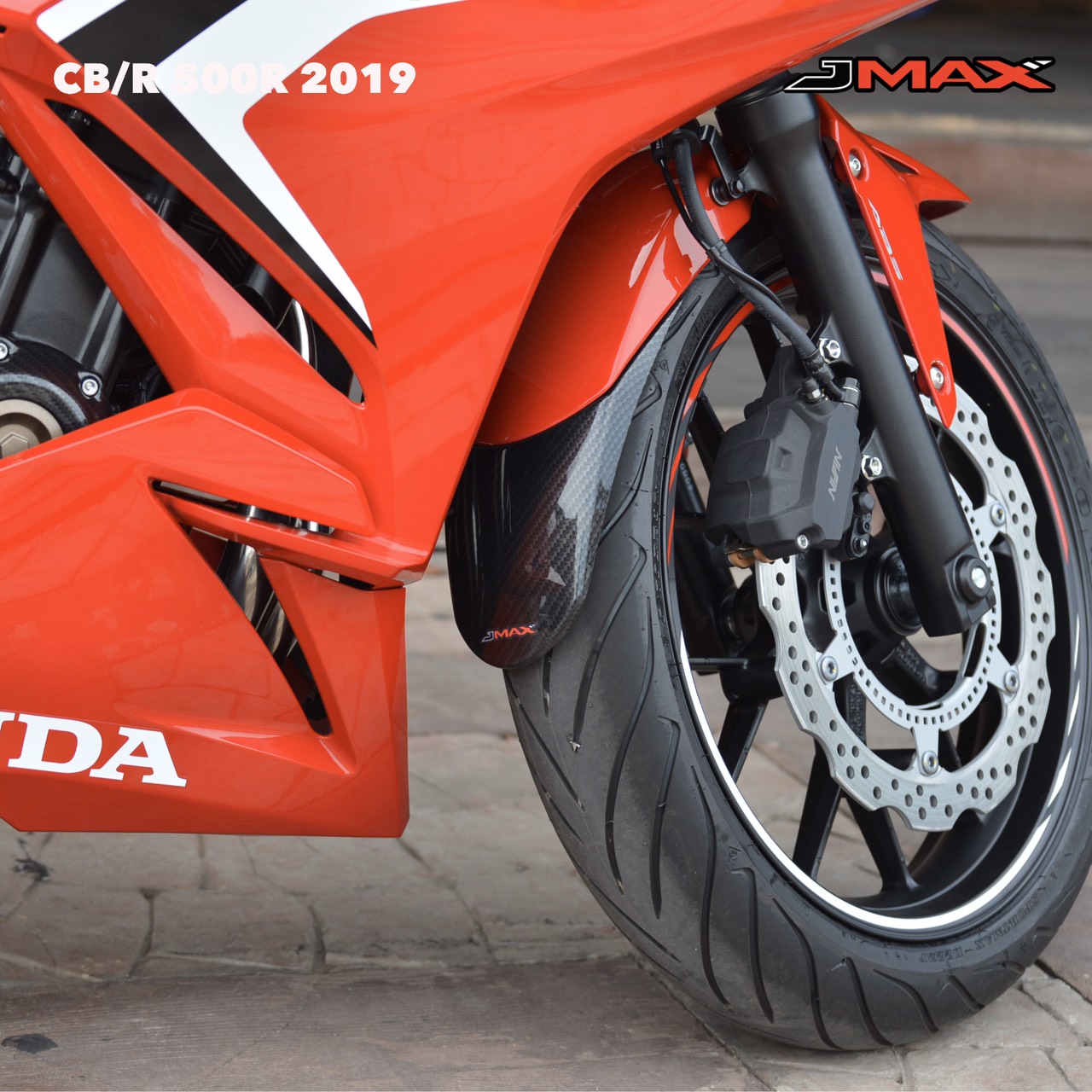 ตัวต่อบังโคลนหน้าลายฟิมล์ CB/R500R 2019 ลายฟิมล์ 6D J MAX ราคา750