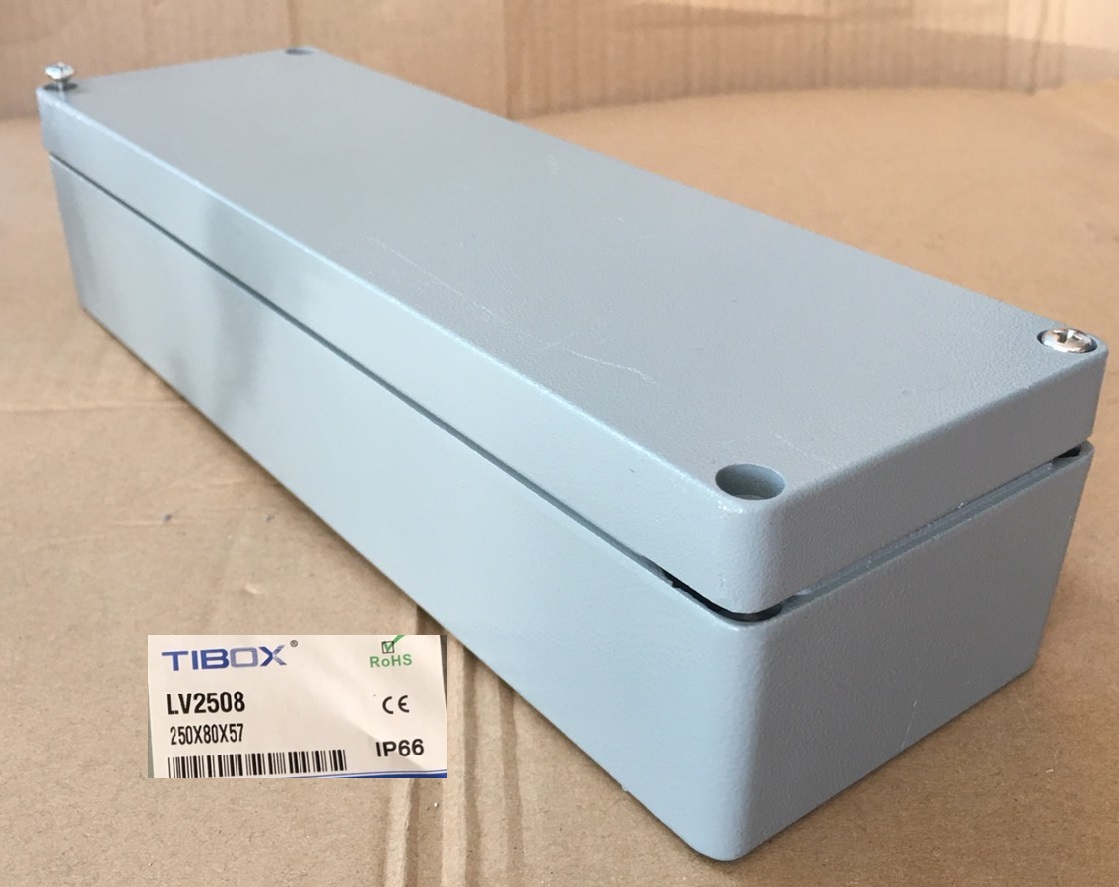 Tibox LV2508 กล่องอลูมิเนียม 250x80x57mm (outer)