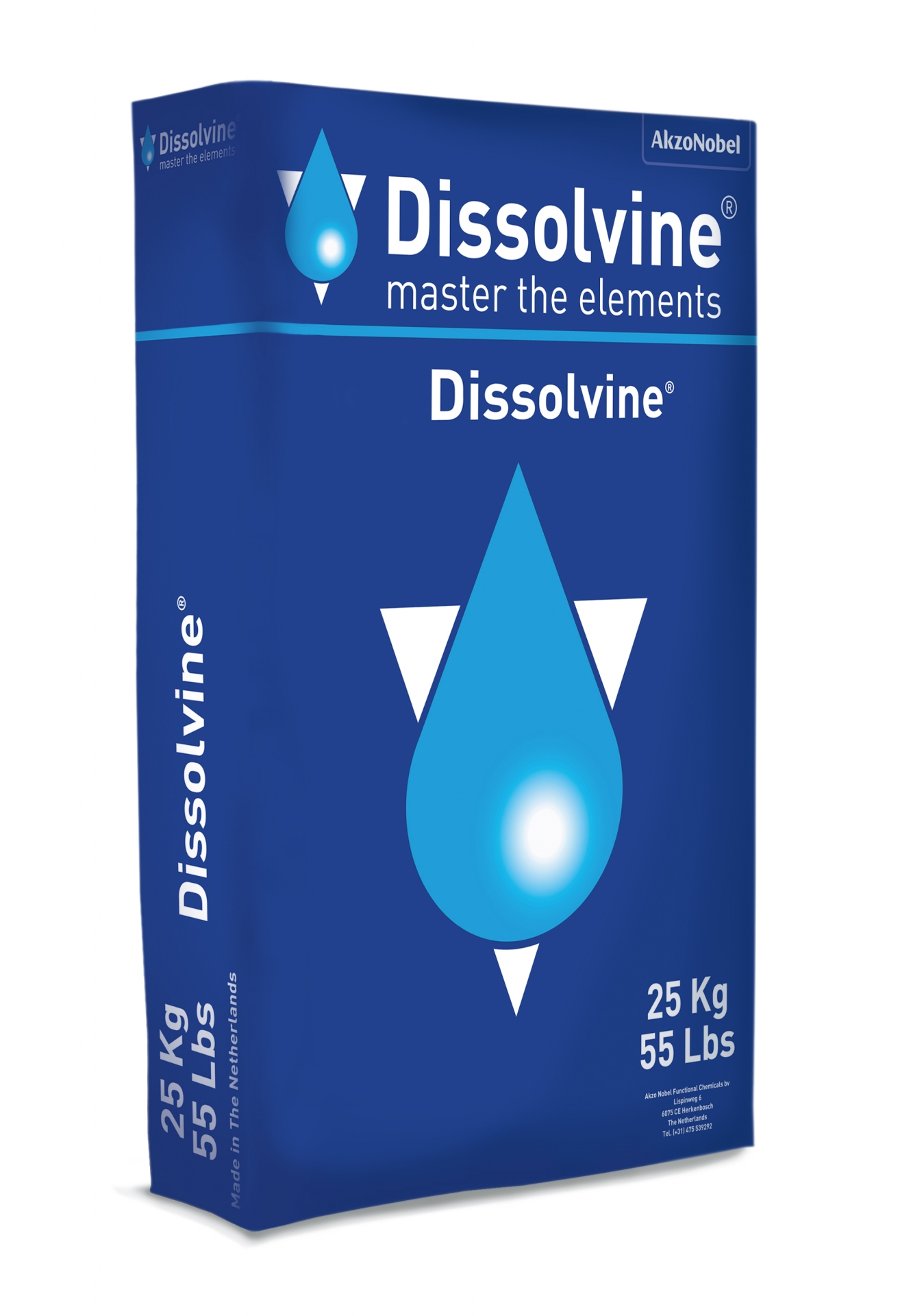 [25KG] ผงจุลธาตุเหล็กคีเลตอีดีดีเอชเอ 6% (เหล็กม่วง) Dissolvine Q40 (EDDHA FE 6%; Aczonobel Netherland) บรรจุ 25 กิโลกรัม