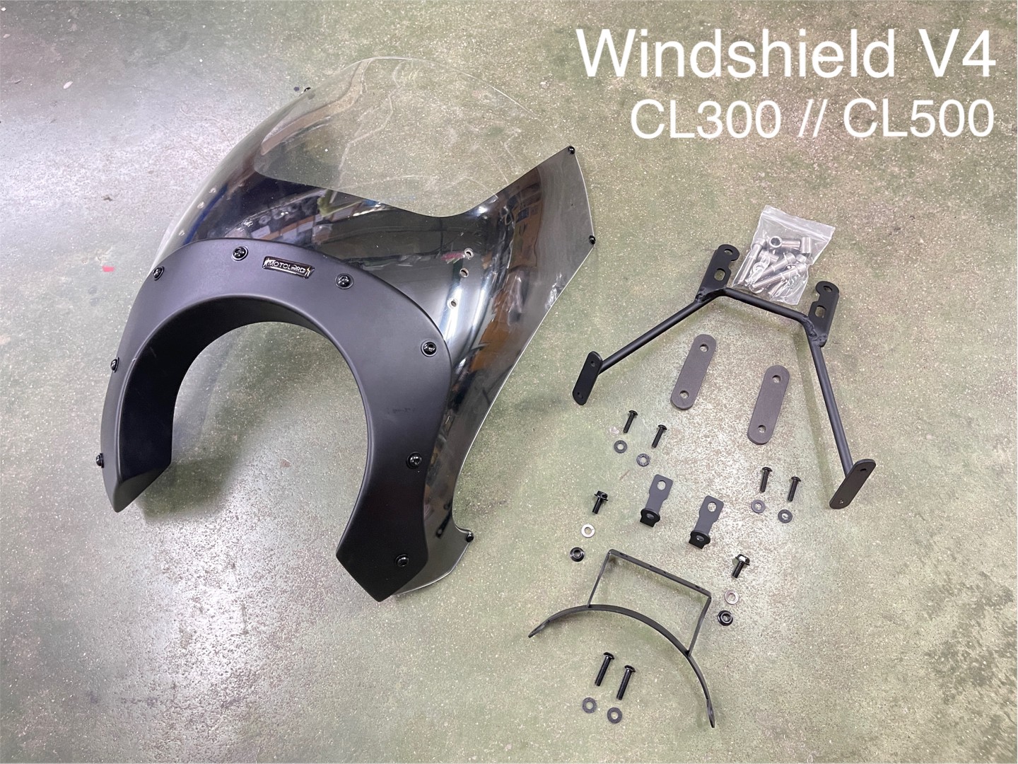 CL300 วินด์ชิล ,ชิวบังลม V1. 1450฿ V2. 1900 V3. 2350 V4. 3990