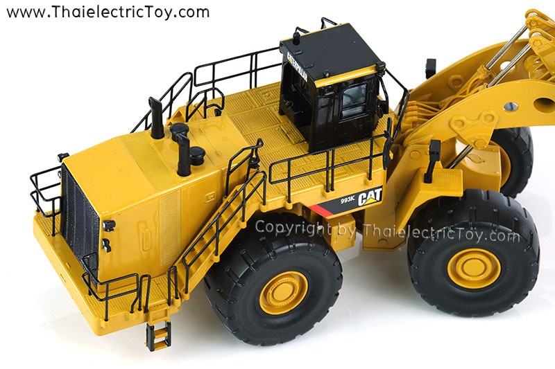 โมเดลรถก่อสร้าง CAT 993K Wheel Loader ขนาด 1:50 เป็นเหล็กทั้งคัน ล้อยาง หนัก 1.5 Kg